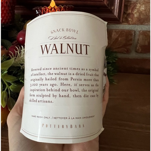 Rare Pottery Barn Silver Walnut
Shape Snack Bowl NWT‼️FINAL SALE - Picture 3 of 7